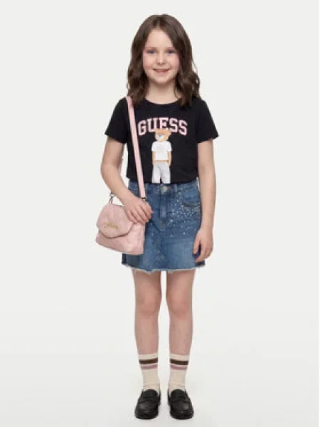 Dětské tričko Guess černé