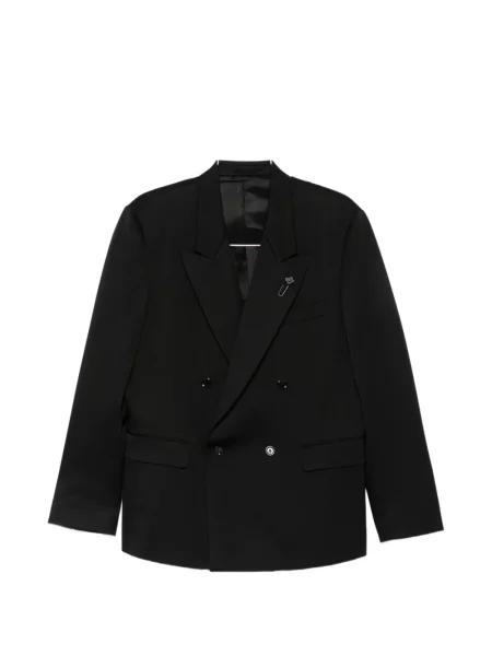 Sacou Lardini cu două rânduri de nasturi negru