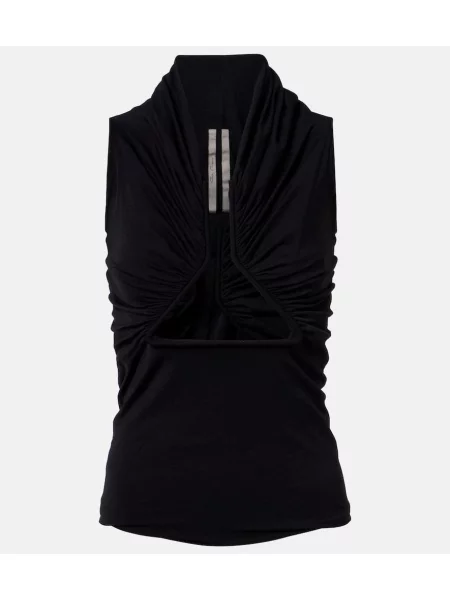 Top Rick Owens din jerseu negru