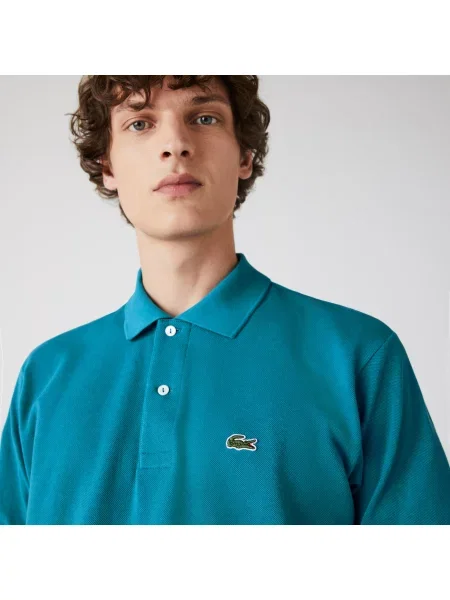 Lacoste поло синє