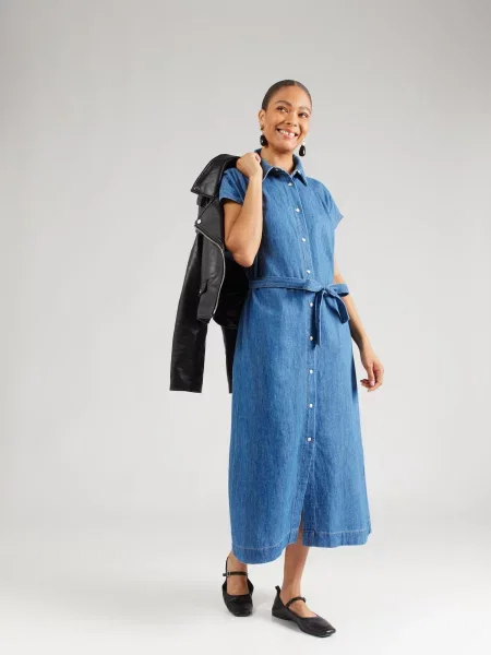 S.Oliver Dolga srajca moder denim