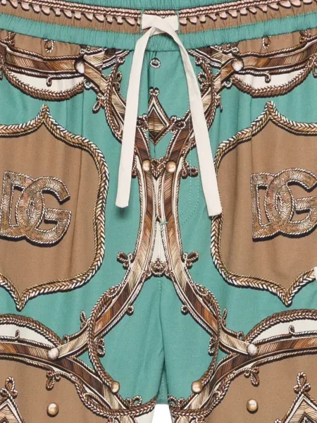 Bermudy dziecięce Dolce And Gabbana niebieskie