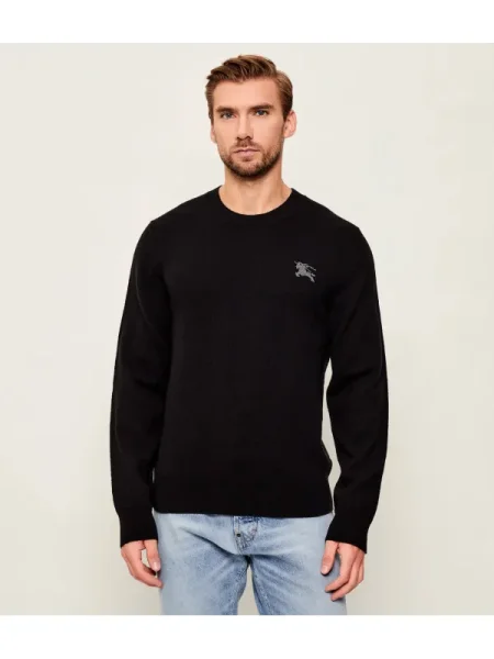 Burberry De lână pulover CLIFFORD negru