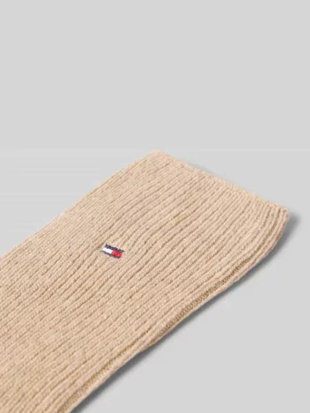 Skarpety z dodatkiem wełny Tommy Hilfiger beżowe