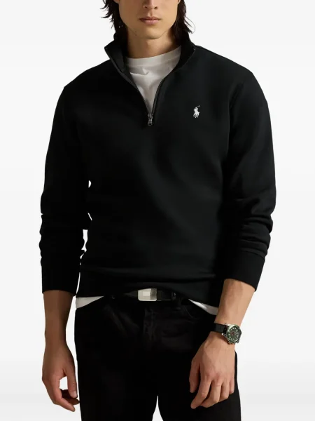 Chiloți Polo Ralph Lauren din țesătură twill cu autograf cu glugă albastru