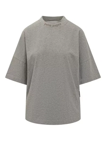 Tricou Palm Angels scurt gri