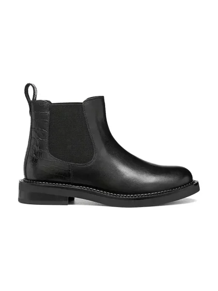 Botine Geox din piele negru