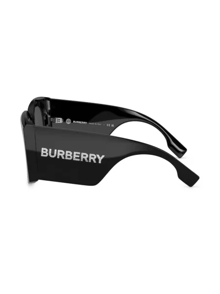 Raštuotos saulės akiniai Burberry Eyewear juoda