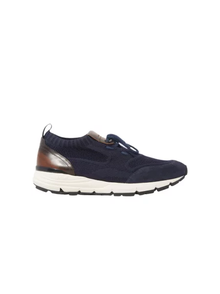 Sneakersy Scarosso zamszowe niebieskie