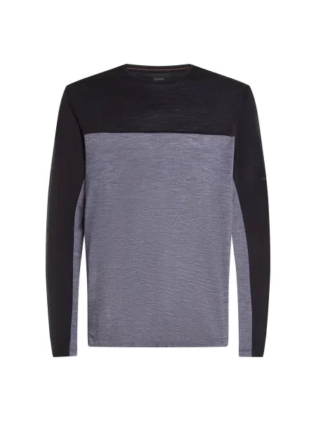 ICEBREAKER Tricou funcțional gri amestecat negru
