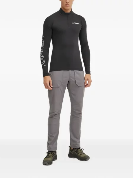 Csíkos tornaterem rövidnadrág Adidas nyomtatás kék