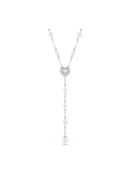 Naszyjnik Swarovski szary