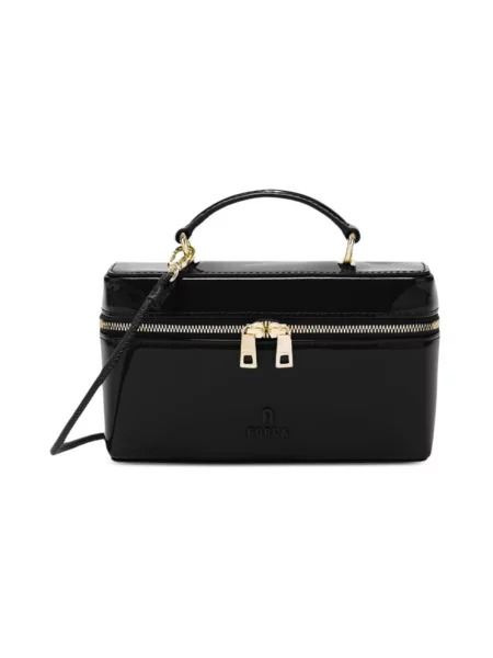 Furla torebka crossbody skórzana czarna