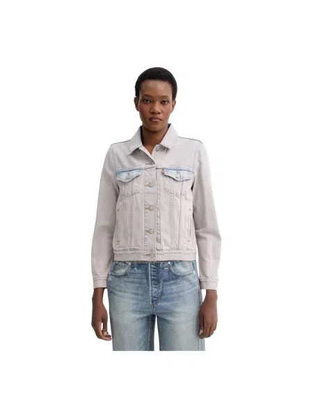 Kurtka jeansowa w kroju regular fit z czystej bawełny model ORIGINAL TRUCKER' Levi's różowa