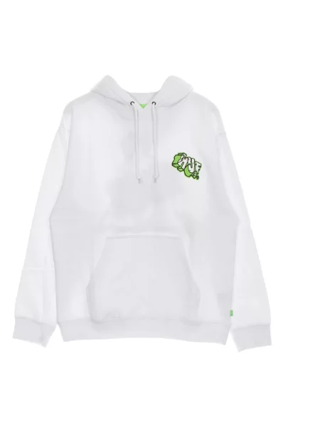 Bluza z kapturem Huf biała