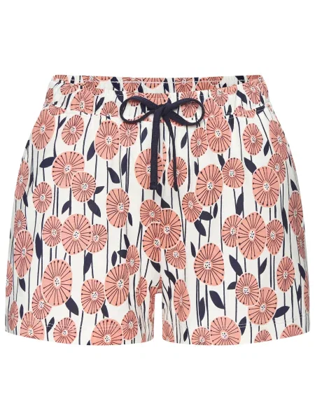 VIVANCE Spodnji del pižame mornarska / korala / off-bela bela