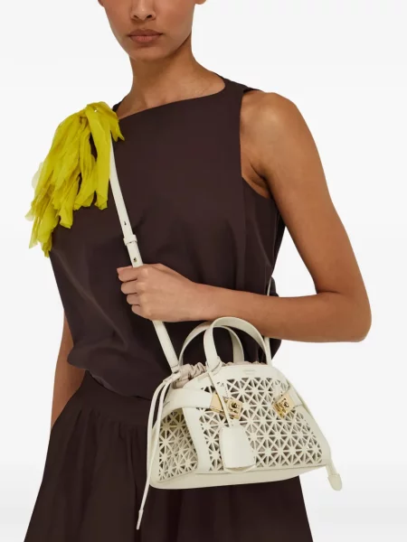 Geantă Ferragamo alb