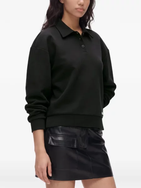 Polo Karl Lagerfeld Jeans με σχέδιο μαύρο