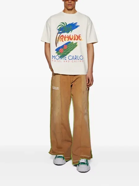 Sneakerși Maison Mihara Yasuhiro din piele verde
