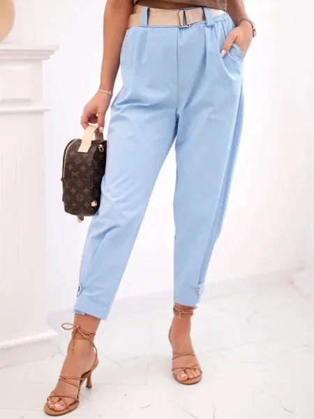 Pantaloni Kesi Włoski albastru