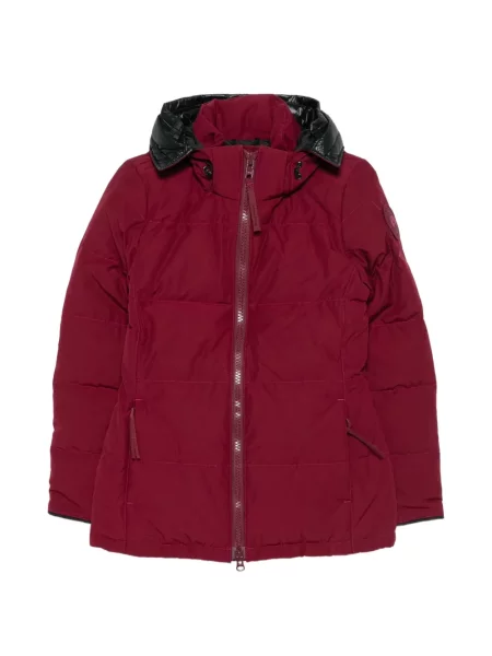 Geacă Canada Goose cu glugă roșu