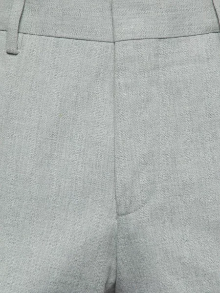 Pantaloni Boss cu model herringbone gri