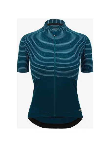 Turkusowa koszulka z krótkim rękawem Santini Colore Riga Corte Classic XXS zielona