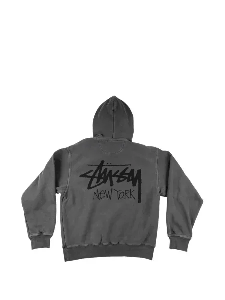 Hanorac cu glugă Stüssy gri