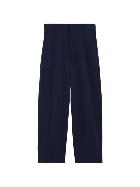 Pantaloni Drole De Monsieur din țesătură twill albastru