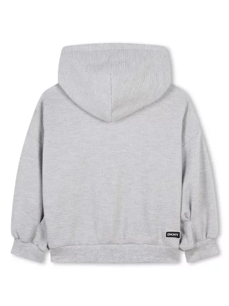 Bluza z kapturem dziecięca Dkny szara