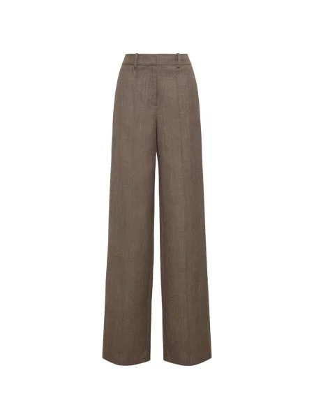 Pantaloni Adam Lippes maro