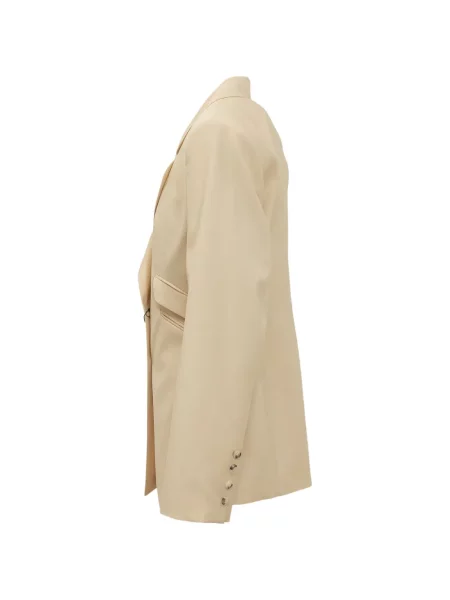Geacă Moms Pants de lână cu două rânduri de nasturi