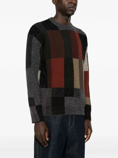 Pulover Ps Paul Smith cu decolteu rotund gri