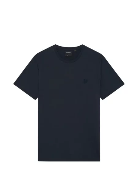 Tricou Lyle & Scott cu autograf albastru