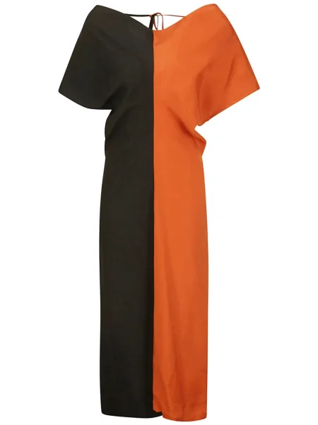 Rochie Colville drapată de costum negru