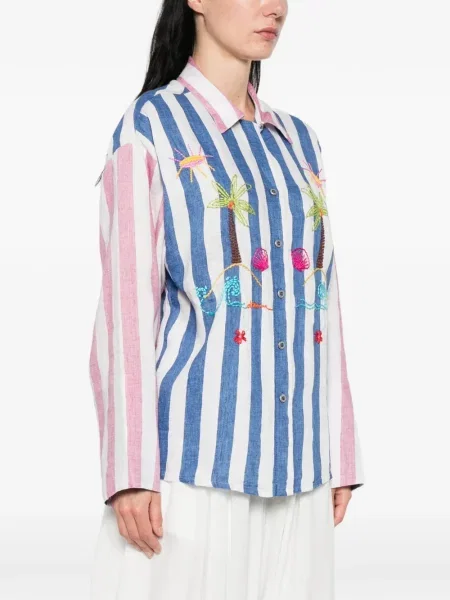 Koszula Susanna Blu w paski niebieska