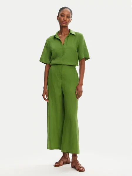 Ohlapne hlače Marella zelena