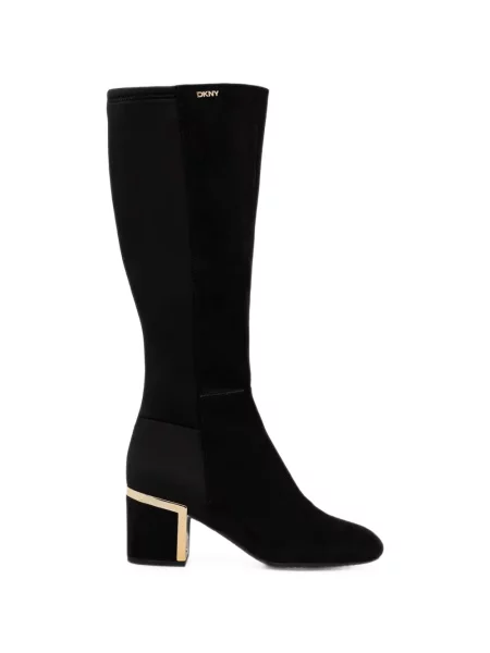 Cizme Dkny cu autograf negru