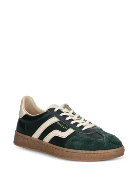 Sneakerși Gant din piele verde