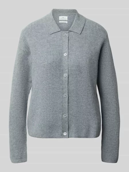 Kurtka z dzianiny z kaszmiru z wykładanym kołnierzem Fynch-hatton