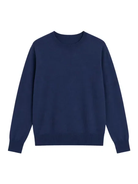 Sweter Kangra wełniany niebieski