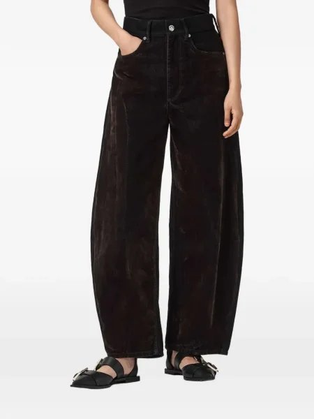 Jeansy Allsaints brązowe