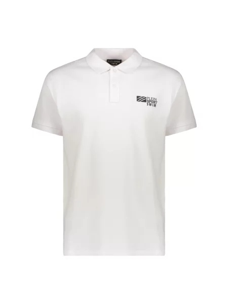 Koszulka polo Plein Sport biała