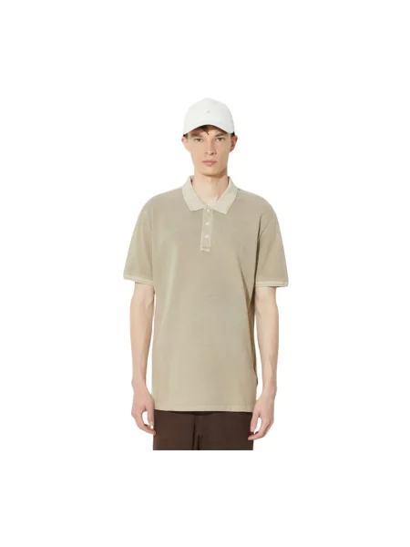 Koszulka polo Woolrich beżowa