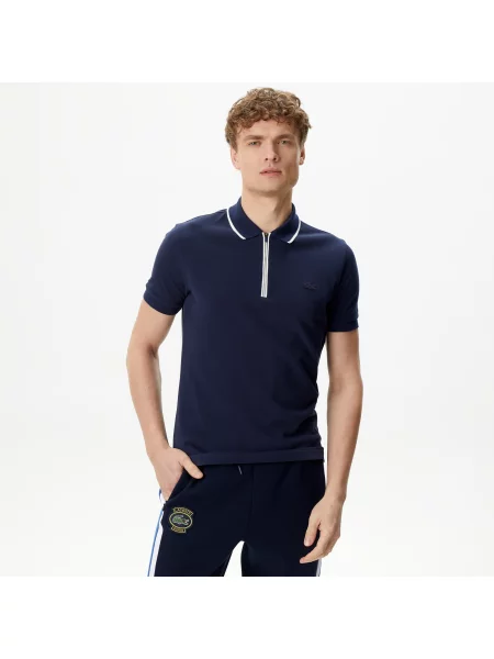 Lacoste Koszulka Polo Slim Fit granatowa