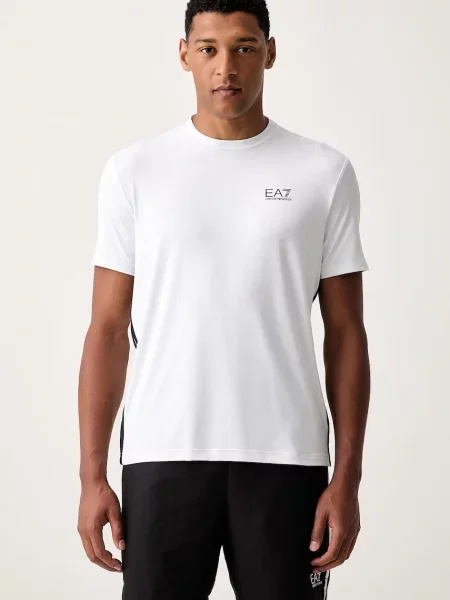 Emporio Armani tricou de antrenament pentru bărbați alb