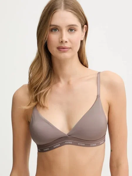 Сутиен Guess JANE с изчистен дизайн бяло