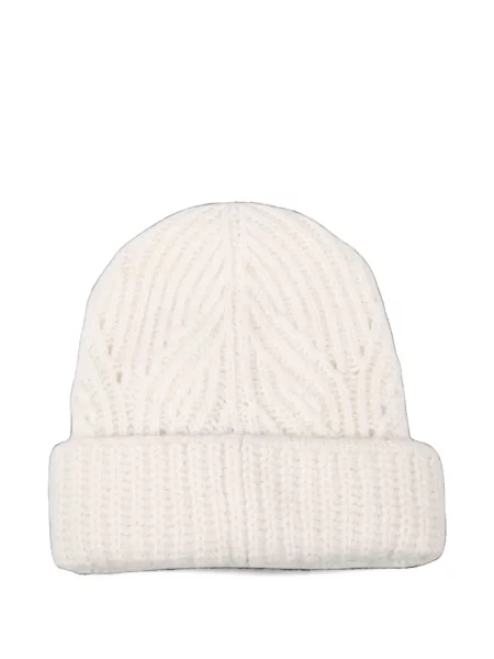 Căciulă Moncler de lână alb