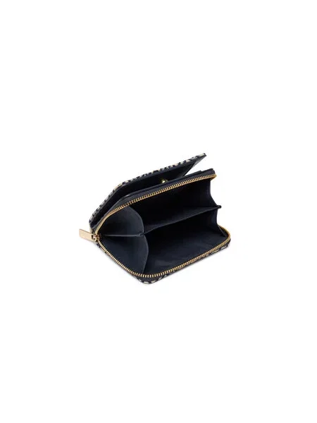 Tommy Hilfiger Denarnica Th Icon Med Za W/ Flap Jacquard Modra bež