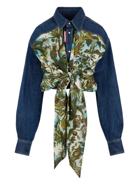 Cămașă Dsquared2 business albastru